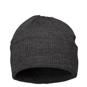RÖÖPERI beanie dark grey melange, Made in Finland